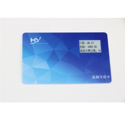 Il pagamento Bluetooth Smart Card OTP a 2,13 pollici carda IP68 impermeabile