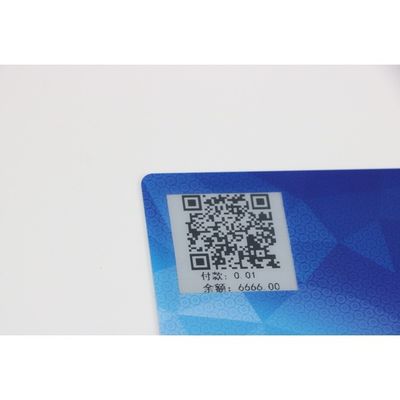 Il QR Code visualizza l'impronta digitale senza contatto 13.56mHz della carta biometrica di Rfid pagabile