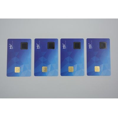 Spessore di NFC 0.84mm degli smart card dell'impronta digitale del portafoglio di Cryptocurrency