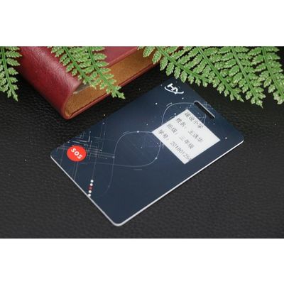 Multi posizione di BLE del segnale della carta di identità di spessore ricaricabile di Bluetooth 1.2mm