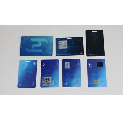 Carta di credito ricaricabile dello schermo a 1,02 pollici dell'inchiostro con l'impronta digitale