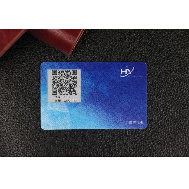 Impronta digitale a 1,54 pollici Bluetooth Smart Card della carta di identità FPC del segnale dello schermo BLE dell'inchiostro